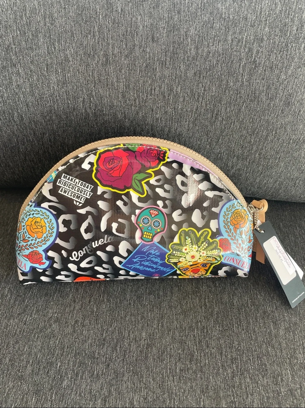 Consuela BNWT large Zoë cosmetic bag case new gift Christmas birthday
